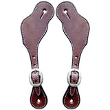 BER270-Western American Leather Spur Strap