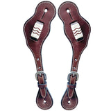 BER271-Western American Leather Spur Strap