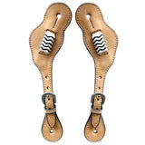 BER272-Western American Leather Spur Strap