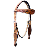 BER273-Western Leather Headstall