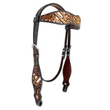 BER280-Western Leather Headstall