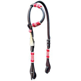 BER282-Western Leather One Ear Headstall