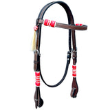 BER282-Western Leather Headstall