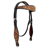 BER283-Western Leather Headstall