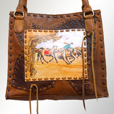 LC-ADBGM248R23 Tote Genuine Western Leather Women Bag