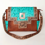 ADBG842 Messenger Hair On Genuine Western Leather Women Bag