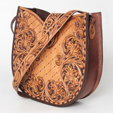 ADBG848 Hobo Hand Tooled Genuine Western Leather Women Bag