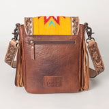 ADBG856 Messenger Hair On Genuine Western Leather Women Bag