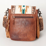 ADBG856 Messenger Hair On Genuine Western Leather Women Bag