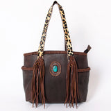 LC-ADBGM252B Tote Genuine Western Leather Women Bag