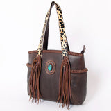 LC-ADBGM252B Tote Genuine Western Leather Women Bag