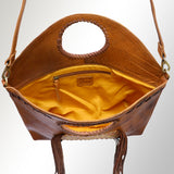 LC-ADBGM257A Bucket Genuine Western Leather Women Bag