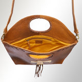 LC-ADBGM257B Bucket Genuine Western Leather Women Bag