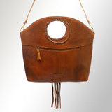 LC-ADBGM257B Bucket Genuine Western Leather Women Bag