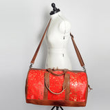 LC-ADBGS174C Duffel Genuine Western Leather Women Bag Sally