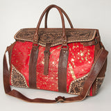 LC-ADBG516D Duffel Genuine Western Leather Women Bag Maribel