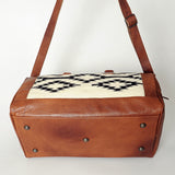 ADBGS174 Duffel Genuine Western Leather Women Bag sage