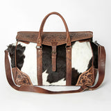 ADBG516 Duffel Genuine Western Leather Women Bag Sage