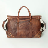 ADBG516 Duffel Genuine Western Leather Women Bag Sage