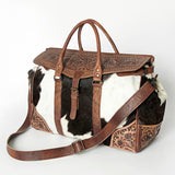 ADBG516 Duffel Genuine Western Leather Women Bag Sage