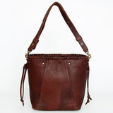 LC-ADBGD160A Bucket Genuine Western Leather Women Bag