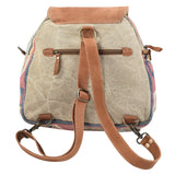 KB113 Backpack Upcycled Canvas Ladies Bag