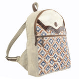 KB138 Backpack Upcycled Canvas Ladies Bag