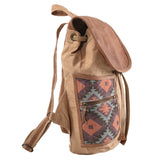 KB178 Backpack Upcycled Canvas Ladies Bag