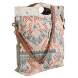 KB182 Crossbody Upcycled Canvas Ladies Bag