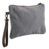 KB274 Wristlet Upcycled Canvas Ladies Bag