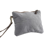 KB275 Wristlet Upcycled Canvas Ladies Bag