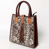 LC-ADBGA279B Tote Genuine Western Leather Women Bag Becca