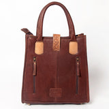 LC-ADBGA279E Tote Embossed Genuine Western Leather Women Bag