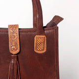 LC-ADBGA279E Tote Embossed Genuine Western Leather Women Bag