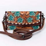 ADBG889 Wallet Hand Tooled Genuine Western Leather Women Bag