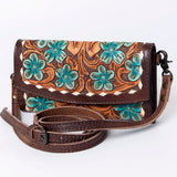 ADBG889 Wallet Hand Tooled Genuine Western Leather Women Bag