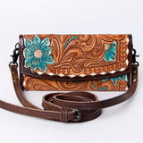 ADBG889 Wallet Hand Tooled Genuine Western Leather Women Bag