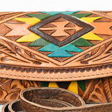 ADBG889 Wallet Hand Tooled Genuine Western Leather Women Bag