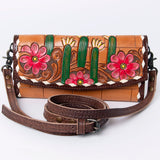 ADBG889 Wallet Hand Tooled Genuine Western Leather Women Bag