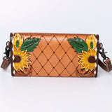 ADBG889 Wallet Hand Tooled Genuine Western Leather Women Bag