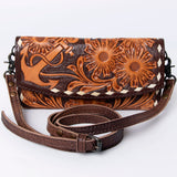 ADBG889 Wallet Hand Tooled Genuine Western Leather Women Bag