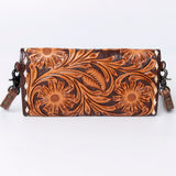 ADBG889 Wallet Hand Tooled Genuine Western Leather Women Bag