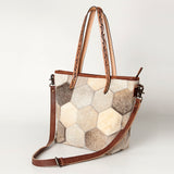 LC-ADBG533B Tote Hair On Genuine Western Leather Women Bag