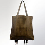 LC-ADBGM119G Tote Genuine Western Leather Women Bag