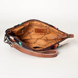 ADBG344 Wristlet Genuine Western Leather Women Bag Dixie