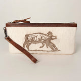 LC-ADBG344BN Wristlet Genuine Western Leather Women Bag Reggie