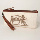 LC-ADBG344BN Wristlet Genuine Western Leather Women Bag Reggie