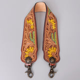 ADSTF165 Hand Tooled Genuine Leather Handle Strap