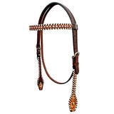 BER501-Western Leather Headstall