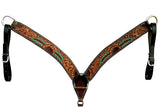 BER511-Western Leather Breast Collar